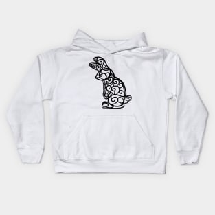 Abstract fancy bunny t-shirt mugs and magnet Kids Hoodie